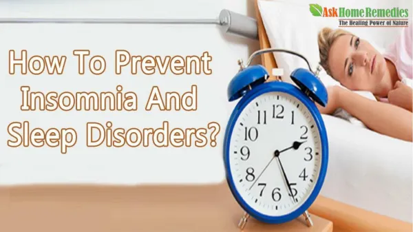 How To Prevent Insomnia And Sleep Disorders?