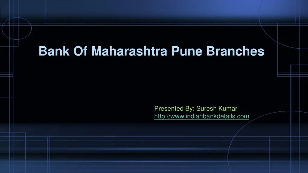 presented by suresh kumar http www indianbankdetails com