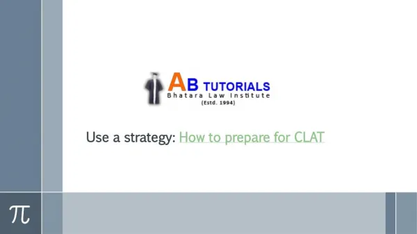 Use a strategy How to prepare for CLAT