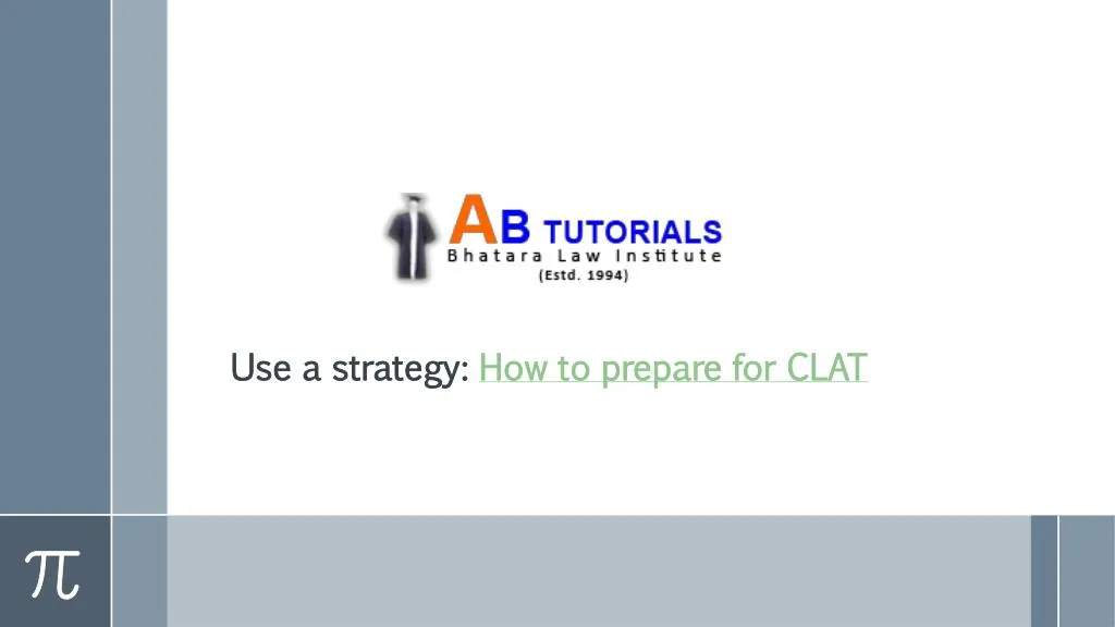 use a strategy how to prepare for clat
