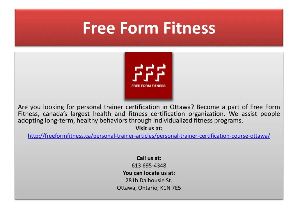 free form fitness