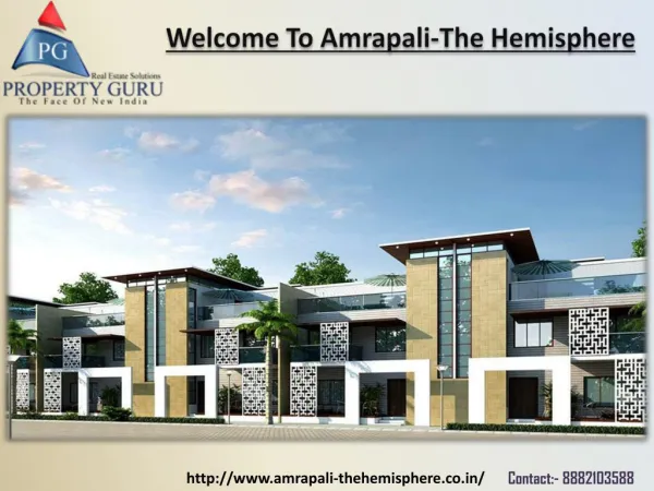 Amrapali The Hemisphere, Greater Noida, Villas