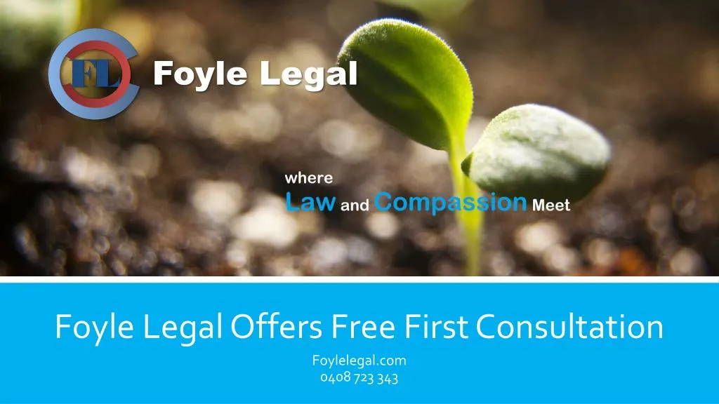 foyle legal offers free first consultation