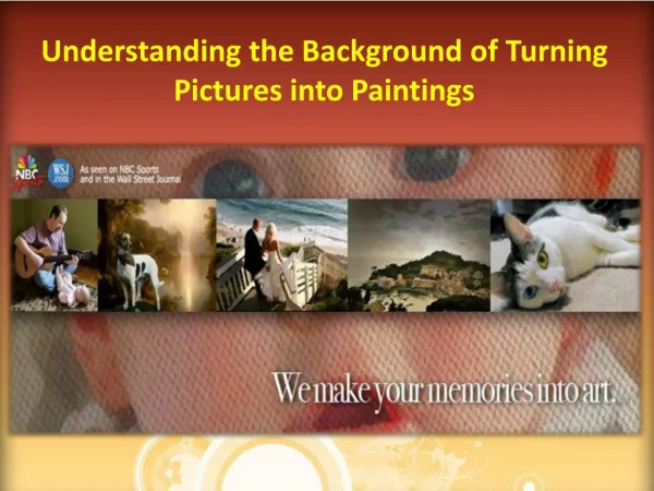Understanding the Background of Turning Pictures into Paintings.pptx
