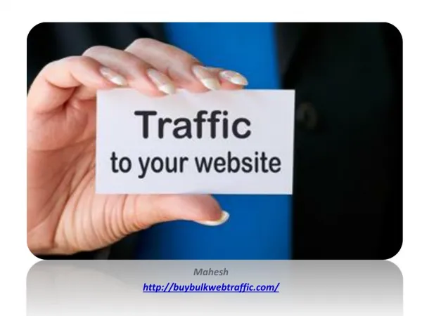 Website traffic for your Website