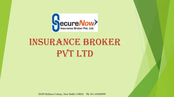 Securenow Insurance Broker Pvt. Ltd