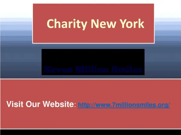 Charity New York