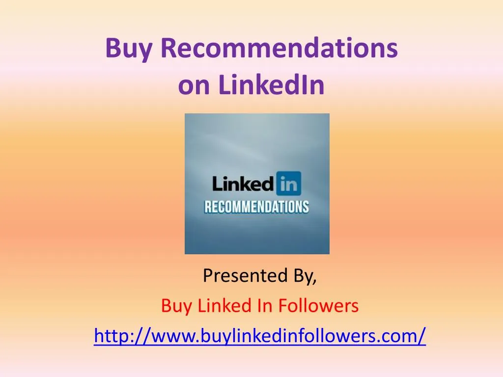 buy recommendations on linkedin