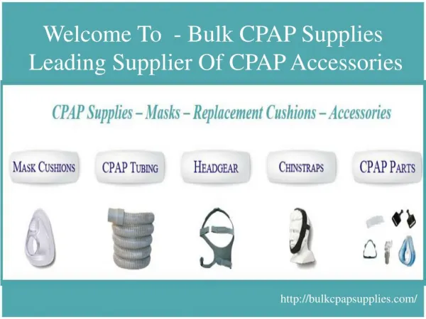 Bulk cpap supplies