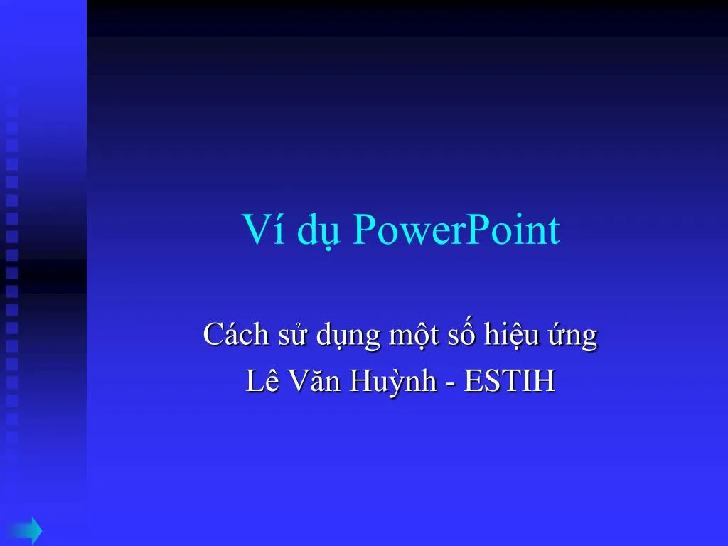 v d powerpoint