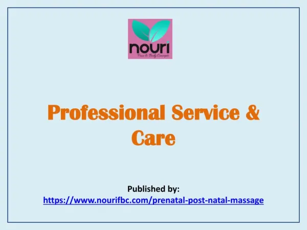 Nouri-Professional Service & Care
