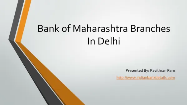 MICR code for Bank of Maharashtra Branches In Delhi