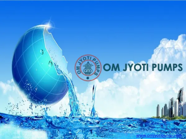 Water pump service Noida - OM Jyoti Pumps
