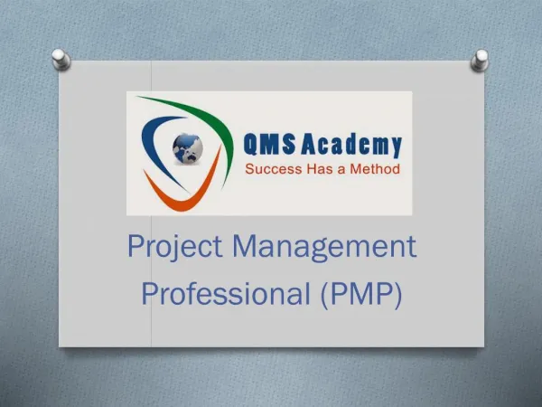Project Management Professional By QMS Acadeny