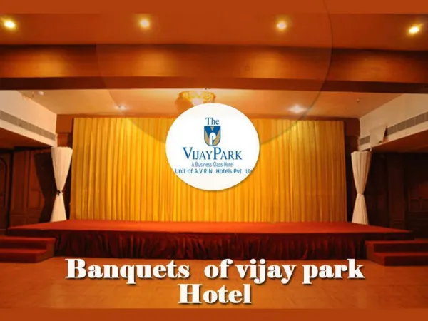 Banquets of Vijay Park Hotel