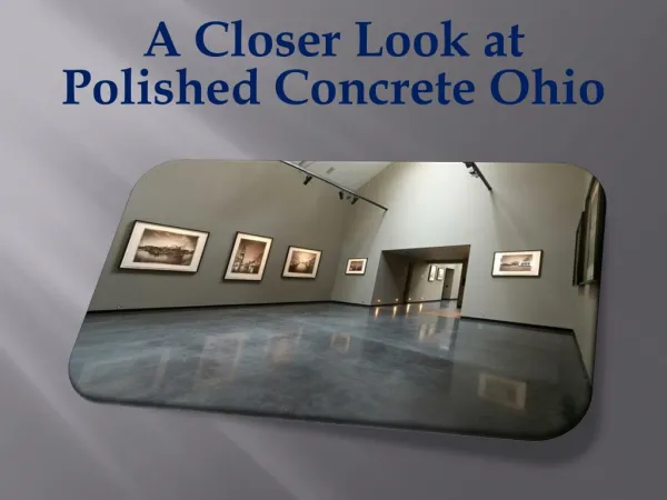 Concrete Polishing Ohio