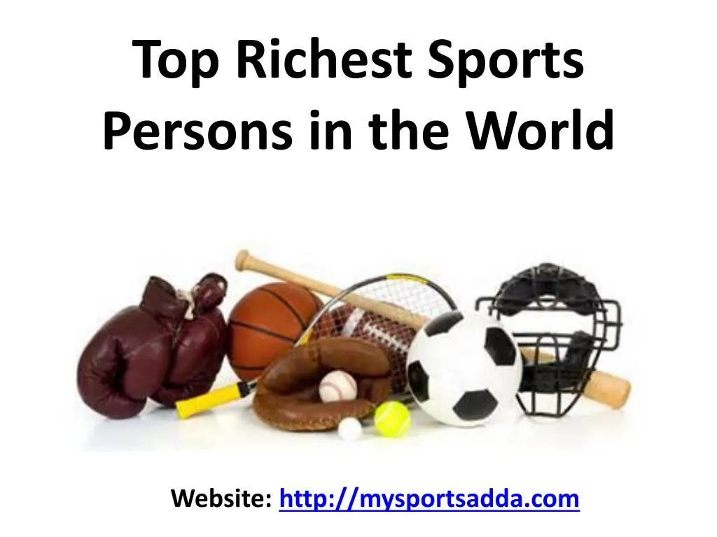 top richest sports persons in the world