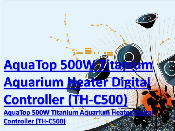 AquaTop 500W Titanium Aquarium Heater Digital Controller (TH-C500)