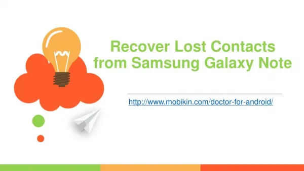 Recover Lost Contacts from Samsung Galaxy Note