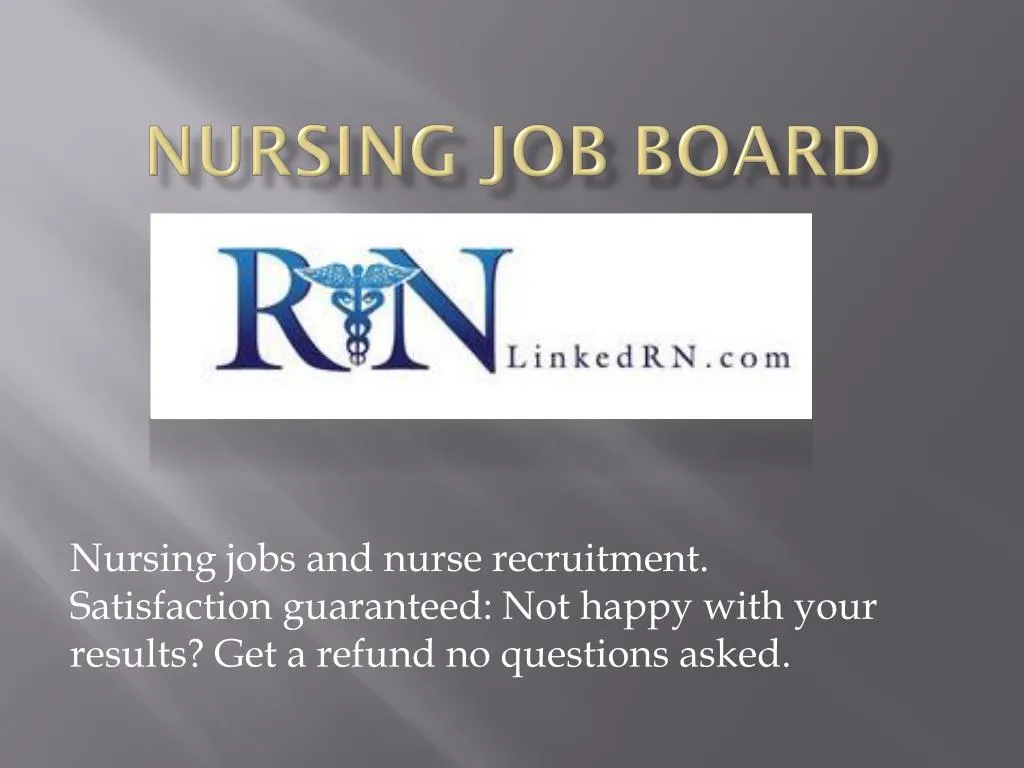 nursing job board