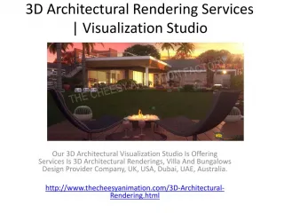 3D Architectural Rendering Services | Visualization Studio - slide 1