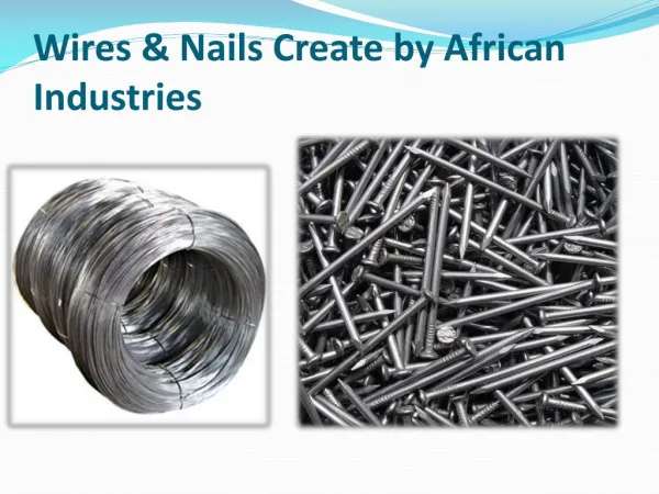 Famous steel manufacturing company-African Industries Group