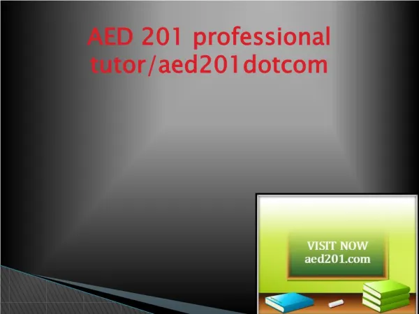 AED 201 Successful Learning/aed201.com