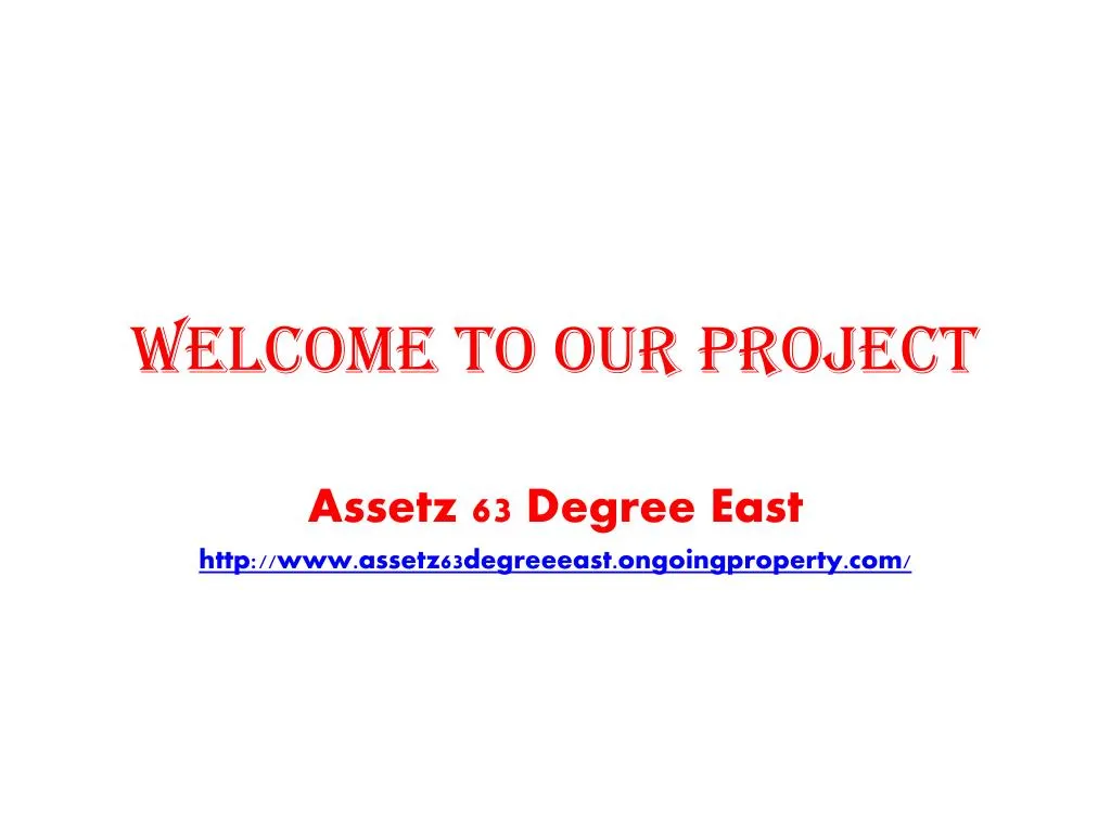 welcome to our project