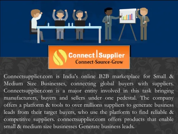 Connect supplier | B2B marketplace