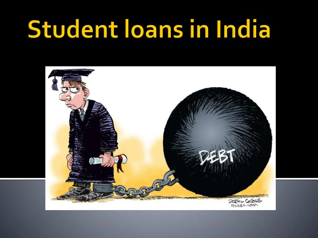 student loans in india