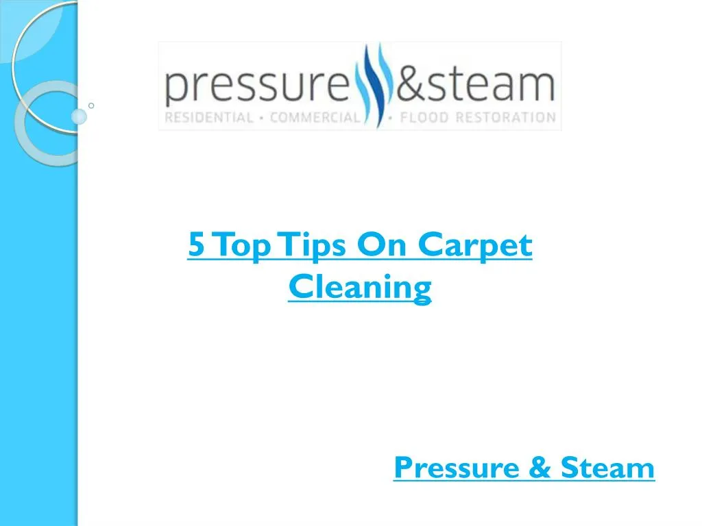 5 top tips on carpet cleaning