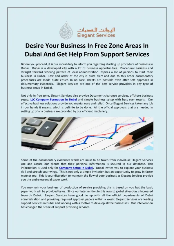Desire Your Business In Free Zone Areas In Dubai And Get Help From Support Services