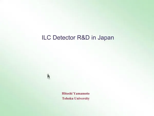 ILC Detector RD in Japan