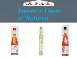 Japanese Liquor of Wafustar - slide 1