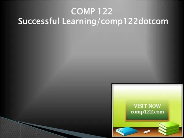 COMP 122 Successful Learning/cja334dotcom