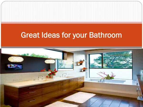 Great Ideas for your Bathroom