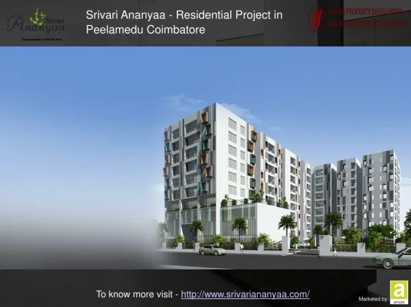 Srivari Ananyaa - Apartments For Sale In Coimbatore