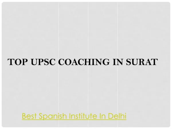 Top upsc coaching in surat