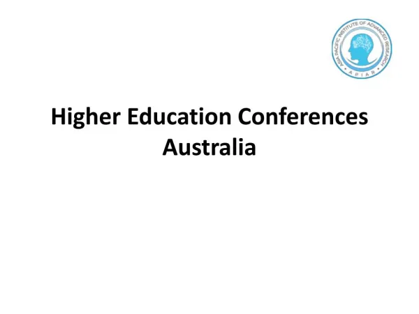 Higher Education Conferences Australia