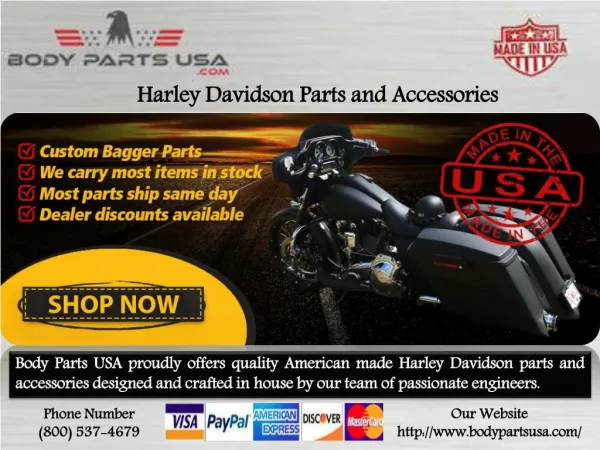 Harley Davidson Parts and accessories- Extended bags