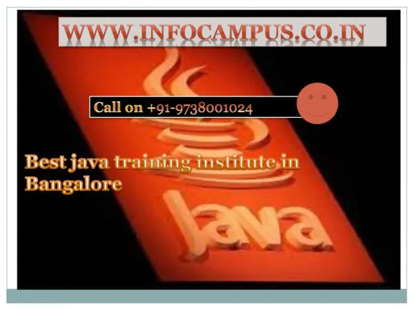 java/j2ee classes in bangalore