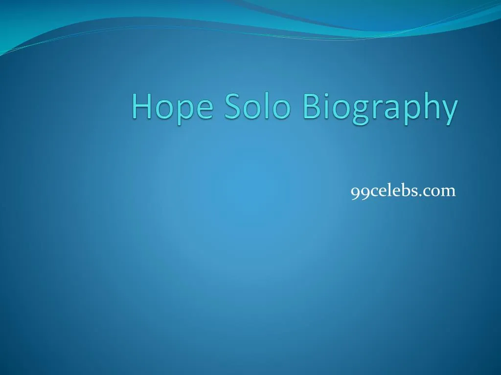 hope solo biography