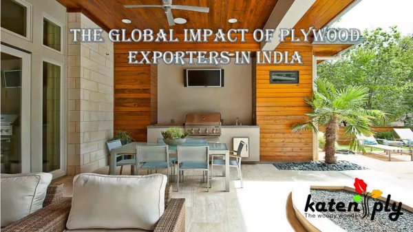 The global impact of plywood Exporters in India
