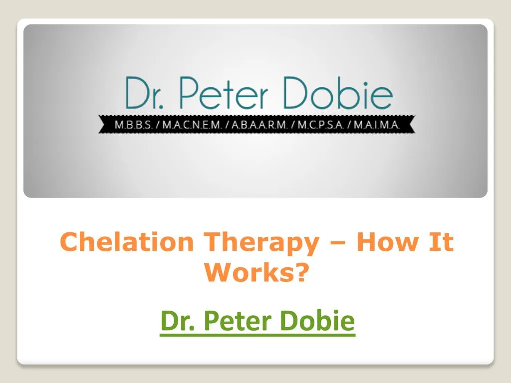 chelation therapy how it works