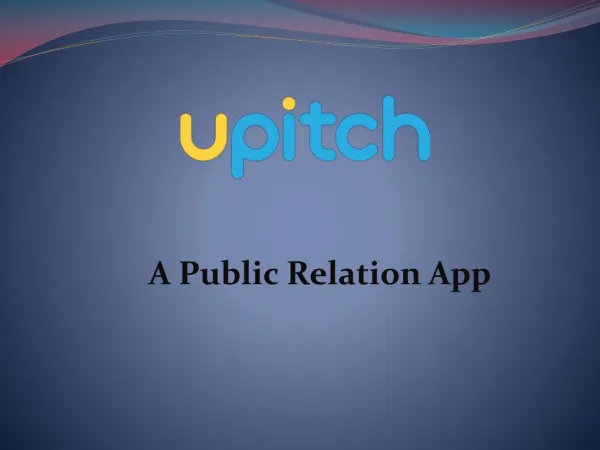 Upitch App For Free Press Release Distribution