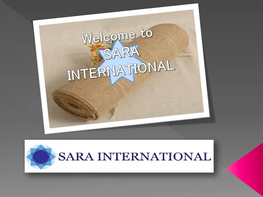 welcome to sara international