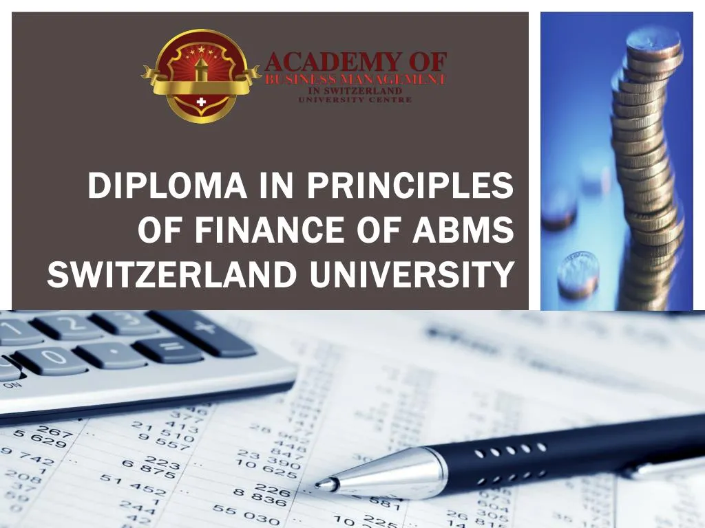 diploma in principles of finance of abms switzerland university