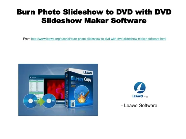 Burn Photo Slideshow to DVD with DVD Slideshow Maker Software
