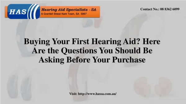 Buying Your First Hearing Aid? Here Are the Questions You Should Be Asking Before Your Purchase