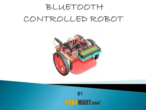 Bluetooth Controlled Robot-Robomart